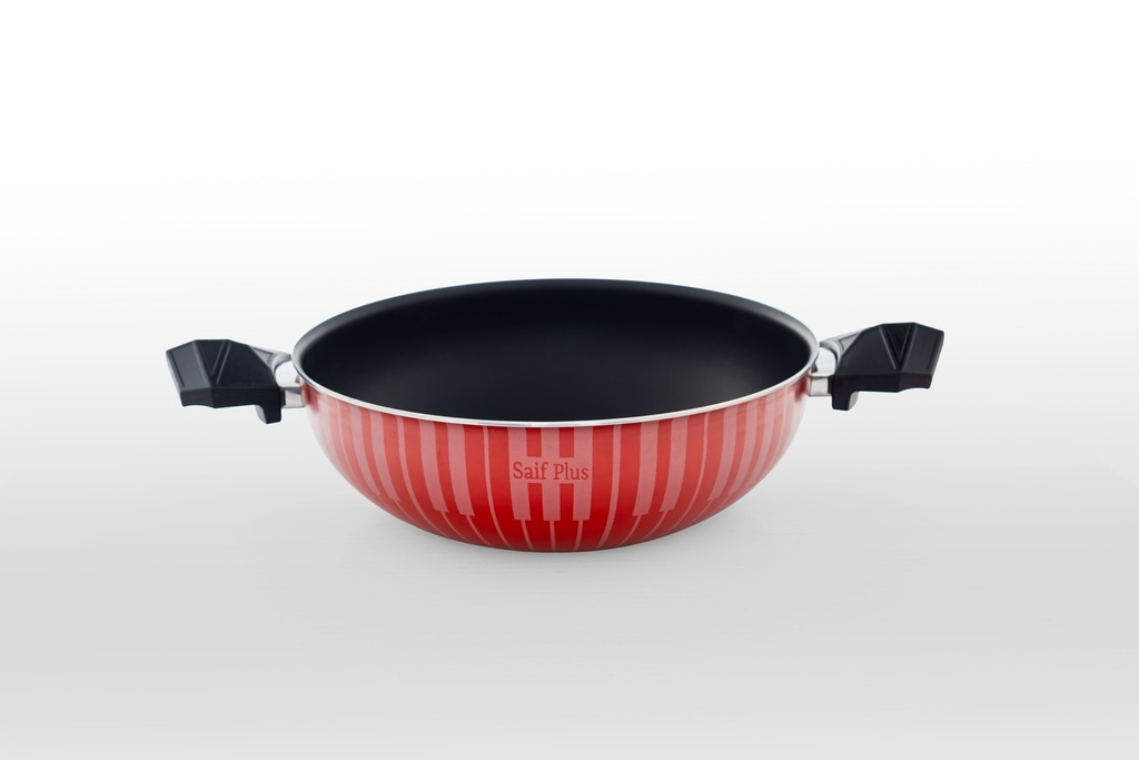 Saif plus 27cm wok without glass lid,with/2 ears