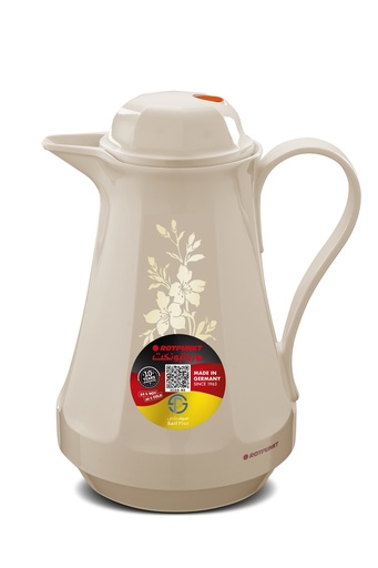 [003-0076] Vacum Jug Rutpunkt 430MOKA LILY IN GOLD (1/1 ltr.)