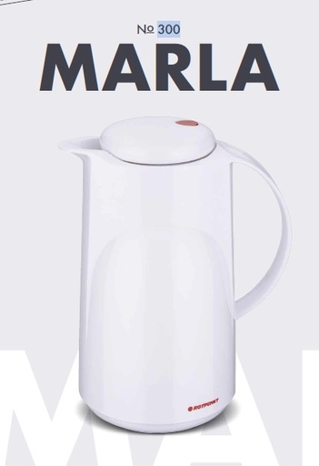 [003-0723] Vacum Jug Rutpunkt 300classic white(1/1 ltr.)