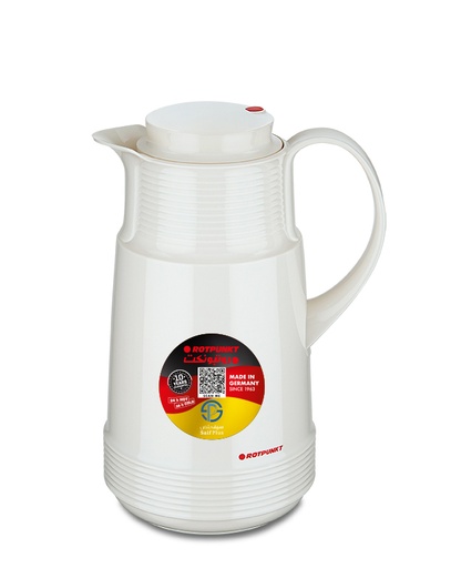 [003-0749] Vacum Jug Rutpunkt 320classic white(1/1 ltr.)