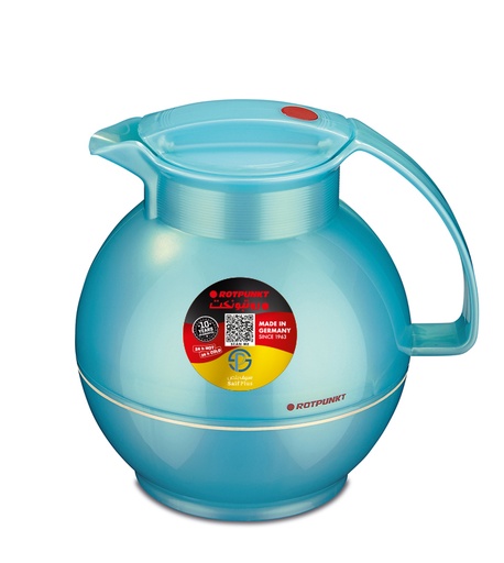 [003-0802] Vacum Jug Rutpunkt 360shiny aquamarin(1/1 ltr.)