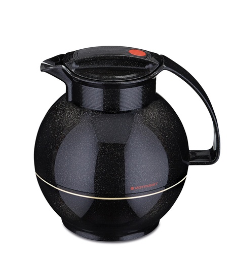 [003-0813] Vacum Jug Rutpunkt 360sparkling black(1/1 ltr.)