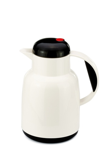[003-1392] Vacum Jug Rutpunkt 970white/onyx(1/1 ltr.)