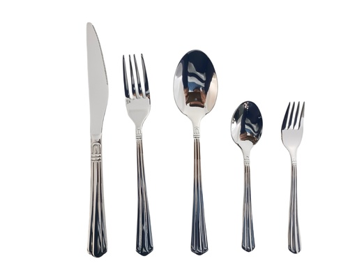 [012-0127] Dinner knife set 6 pec 312 mirror