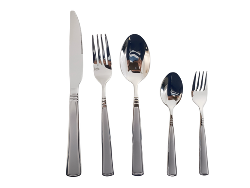 [012-0121] Dinner knife set 6 pec 322 mirror