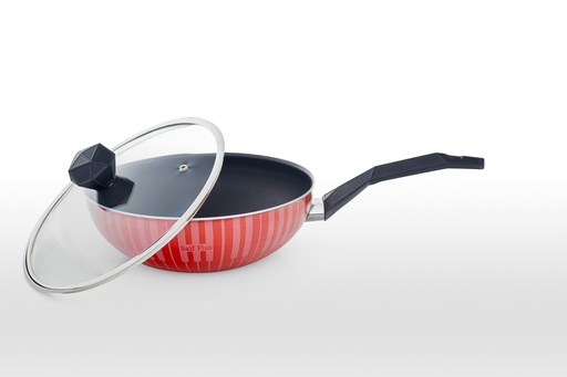[024-0015] Saif plus 27cm wok without glass lid,w/1 handle